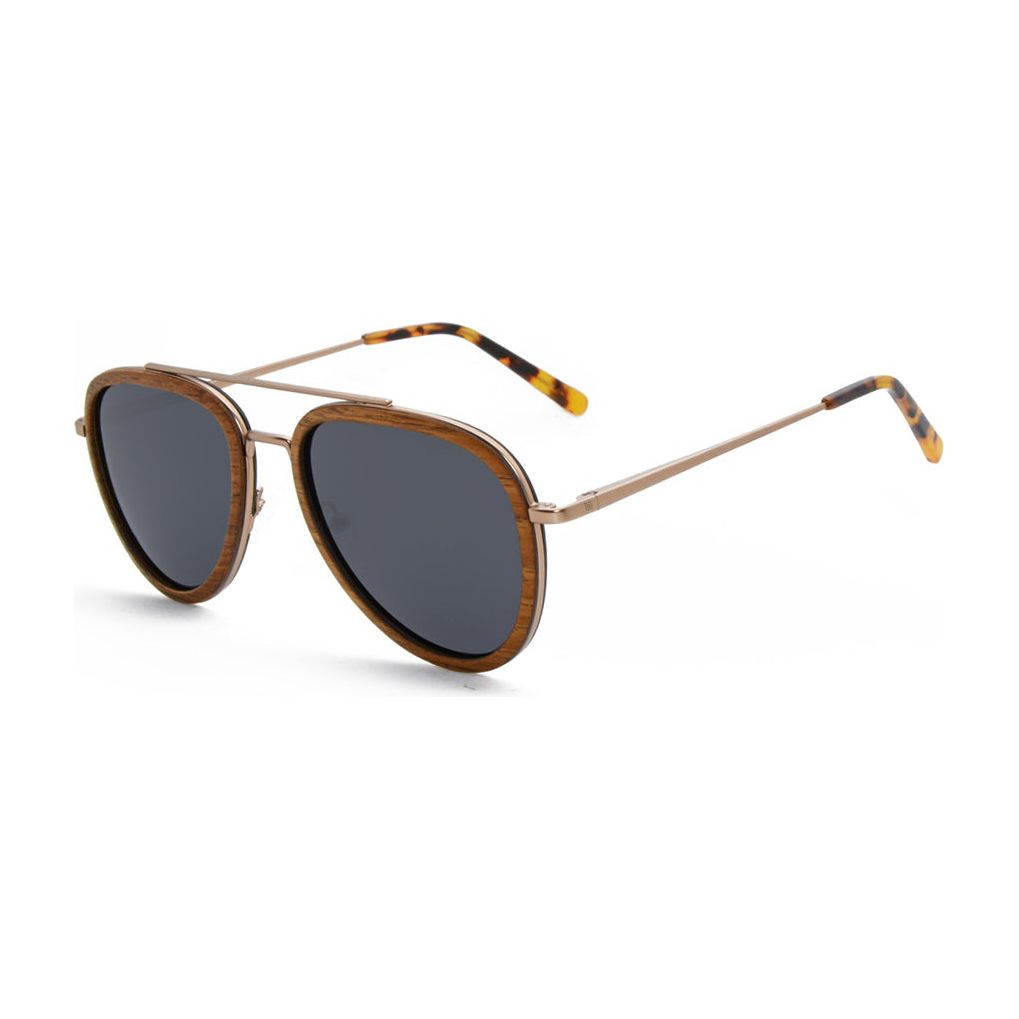 Colonel - Metal & Wood Sunglasses