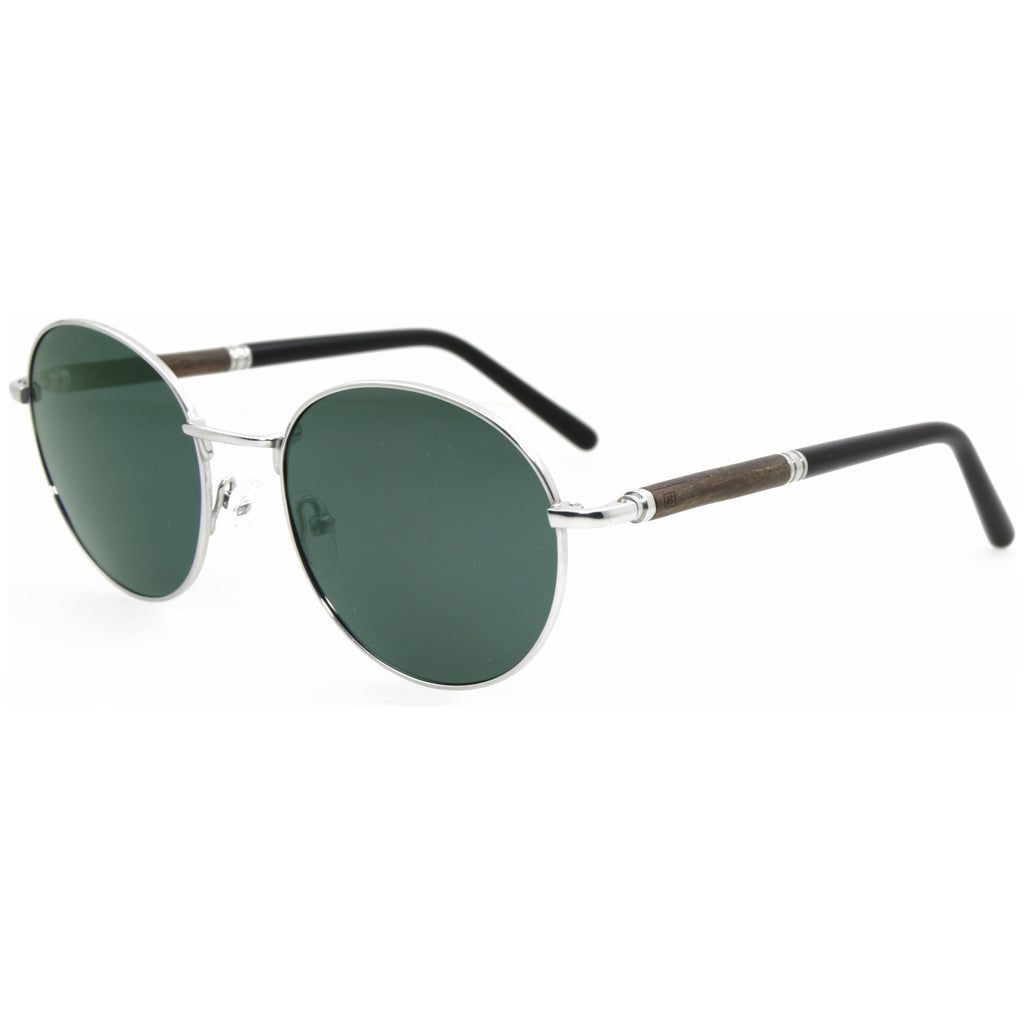 Jet - Titanium & Wood Sunglasses