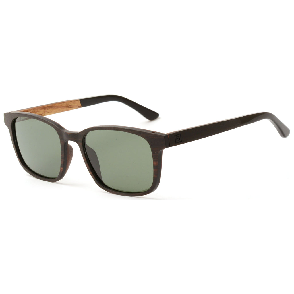 Polarised ebony wood sunglasses Eli