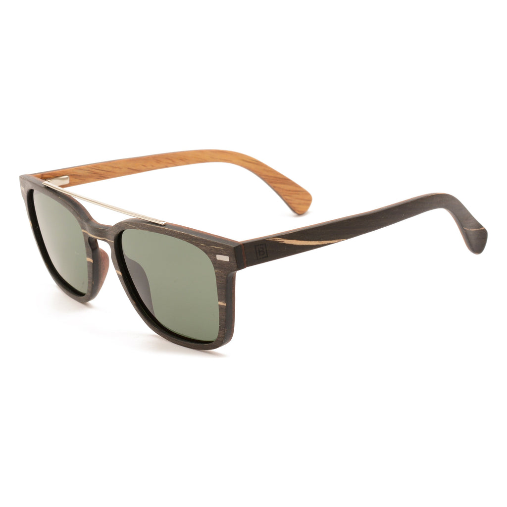 Polarised wood hi bar sunglasses entourage